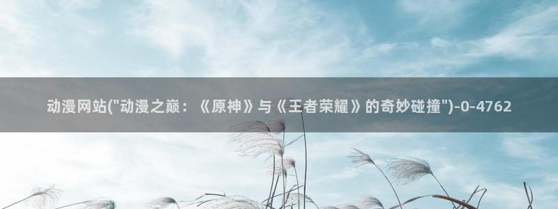动漫帅哥：动漫网站(\